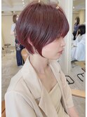 20代30代40代50代大人可愛い◎暖色カラー☆ショートボブ
