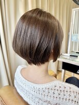 ネオリーブサイン 大森店(Neolive sign) スタイリングが楽なふんわり丸みショートボブ【大森】