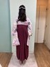 【卒業式はこちら★】羽織・袴・ヘアメイクセット(茅ケ崎) ¥16500→¥12900