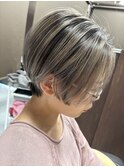 ハンサムショート＋バレイヤージュ