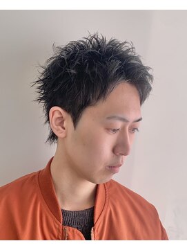 ヘアーストーリー (HAIR STORY) フェザーパーマ　刈り上げショート◎20代30代40代50代