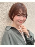 代々木/ブリーチなし/ショートボブ/酸性ストレート/新宿/韓国