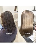 名古屋　髪質改善/縮毛矯正オフィーリア髪潤髪質改善ストレート