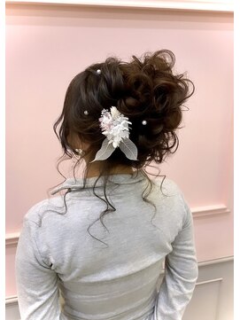 リアン 八幡筋店(lien) 高めのアップアレンジ♪