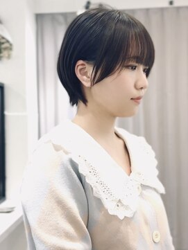 ジェムヘアスタジオ 平塚西口店(Gem Hair Studio) Gem Hair Studio 姉崎 かわいい丸みショート