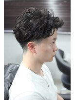 マーズ(MARS)&nbsp;ショートマッシュ×フェザーパーマ/20代30代40代