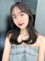 アイティーバイアルバム 藤沢店(IT by ALBUM)&nbsp;くびれヘア顔周りレイヤー韓国ヘア美髪_F50016