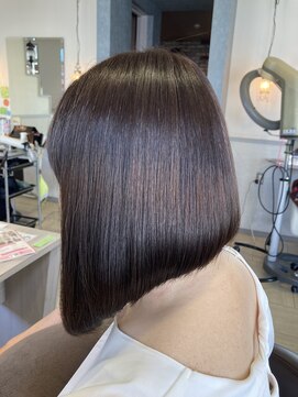 オッジ ヘアー 深谷店(Oggi Hair) 前下がりボブ　7月