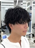 MEN’S HAIR/サーフカール/刈り上げセンターパート/藤沢