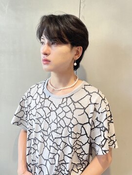 ヘアサロン ガリカ 表参道(hair salon Gallica) 【田中杏実】メンズ人気×暗髪でも重く見えないシアーブラック