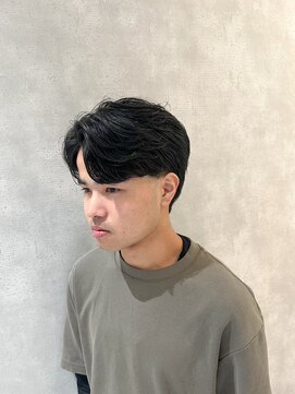 メンズサロン ルーブ 新潟(メンズサロンLOOB) 新潟駅南ニュアンスパーマフェザーパーマセンターパートウルフ