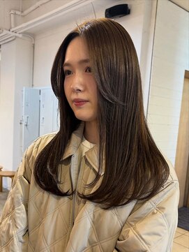 クラフト ヘア デザイン(CRAFT HAIR DESIGN) 透け感たっぷりオリーブベージュ