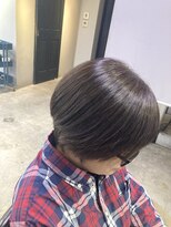 ロク 高田馬場(lok)&nbsp;【脱白髪染め】ショートボブ×白髪ぼかし9【 lok 高田馬場】