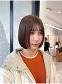 内巻きボブ
