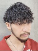 渋谷アクティブショート波巻きシャドウパーマフェザーパーマ緩め