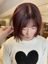 リタ(LITA)&nbsp;【LITA】ボブ　ミニボブ　顔まわりレイヤー　暖色カラー　☆小畑