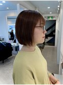 【恵比寿LIBRE @植松】簡単スタイリング☆小顔 大人似合わせボブ
