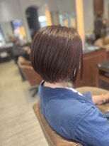 モザミ(MOZAMI)&nbsp;小顔見せ丸みショートピンクブラウン