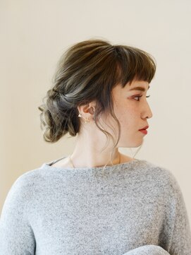 アース 八戸店(HAIR & MAKE EARTH) 外国人風☆簡単シニヨン