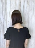 シャープな印象大人の外ハネボブ