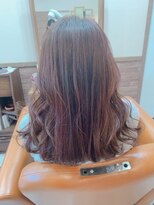 アンジェヘア(Ange-hair) 春色カラー♪新色ピンクの韓国巻き☆