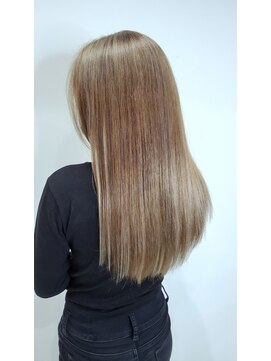 グランディールヘアデザイン(grandir hairdesign) ミルクティー&エクステメッシュ