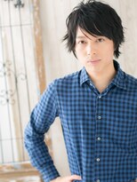 モッズヘア メン 南越谷南口店(mod's hair men)&nbsp;くせ毛カットで無造作プチウルフ束感ショートO