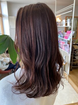 エス ハート オブ ヘアー 名東店(Heart of HAIR) 【ES 佐藤】 Spring Style #20 暖色系シークレットハイライト