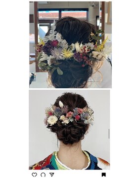 ラクゥイーンタ(La Queenta) ドライフラワーセット