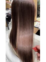 マッシュアンドマッシュアヴェダ ららぽーと福岡店(mash&mash AVEDA)&nbsp;【高濃度水素ケア】柔らかブラウンベージュ