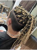 成人式でおしゃれにブレイズヘアー