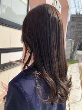 ワークスヘアー(WORKS HAIR) ロング極艶カラー