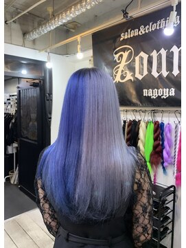 ゾーマ(ZOUMA) ツートン ブルー シルバー