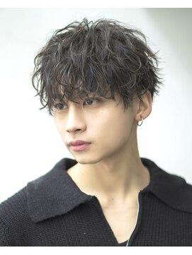 オーシャントーキョー 渋谷神南(OCEAN TOKYO) 波巻きパーマメンズツイストスパイラルパーマツーブロック