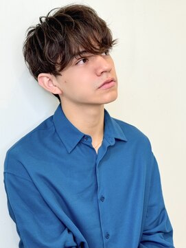 エムスラッシュ アヴェダ 自由が丘(M.SLASH AVEDA) 外国人風/波巻き/マッシュパーマ/無造作パーマ/自由が丘