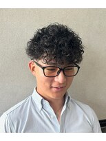 髪屋 ☆パーマの強弱が大切な☆メンズマッシュスペインカール