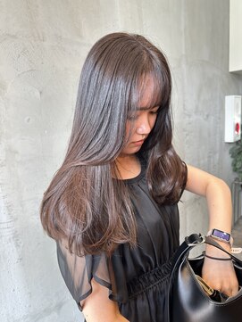 シアー(SHEER.) 髪質改善カラー×アッシュブラウン【表参道,青山,外苑前美容室】