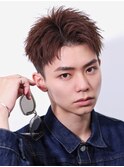 王道アップバング【刈り上げツーブロック】ベリーショート