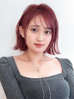 アフロート ディル(AFLOAT D'L)&nbsp;20代シースルーぱっつん前髪で可愛いくびれボブ結べるボブ