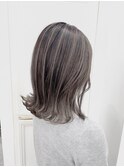 黒髪/ボブルフ/ネビージュ/韓国/ワンレン/盛岡/髪質改善/前髪