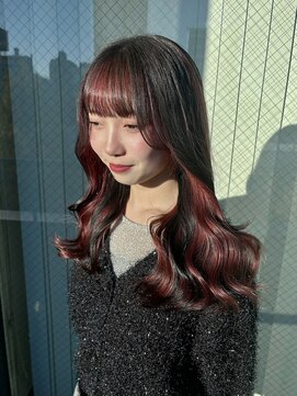 ザ オーダー(THE ORDER) レッド/ブラックのツートンデザインカラー