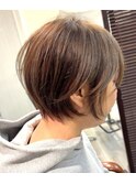 ふんわり丸みショート