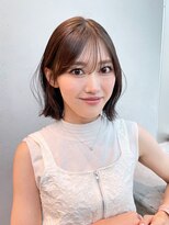 アルバム 銀座(ALBUM GINZA) 似合わせカットメルティカラーマロンベージュ_F0459