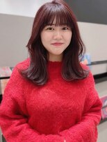 ケーツー あべのキューズモ－ル店(K-two)&nbsp;レイヤーカット*くびれヘア*フェイスレイヤー*ミディアムロング