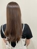菊池【髪質改善色持ち手触りUP】ダメージレスカラー＋美容液ＴＲ白髪染めOK