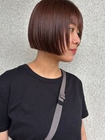 ヒャッカ(hyakka)&nbsp;切りっぱなしボブ　顔まわりレイヤー