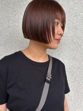 ヒャッカ(hyakka) 切りっぱなしボブ　顔まわりレイヤー