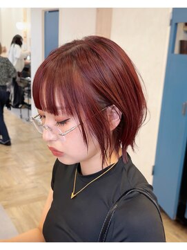 シエル 青森店(CIEL) ウルフレイヤー×ワインレッド