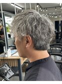 スパイキーショート/シャドウパーマ/韓国マッシュ/men's