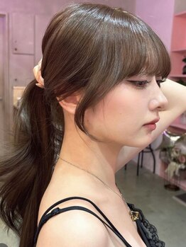 リュネル(Lunel)の写真/韓国風顔周りカットで作る黄金バランス＊技術×トレンド感のある圧倒的センスを再現！